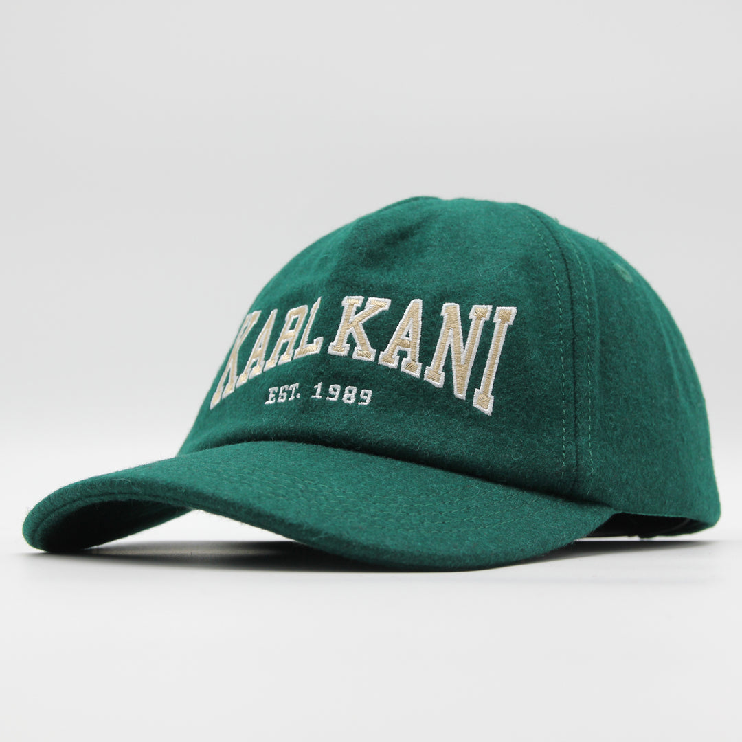 Karl Kani  College Signature Wool Blend Cap dusty green - Shop-Tetuan