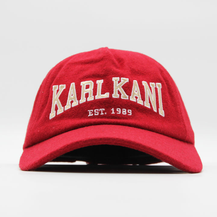 Karl Kani College Signature Wool Blend Cap red - Shop-Tetuan