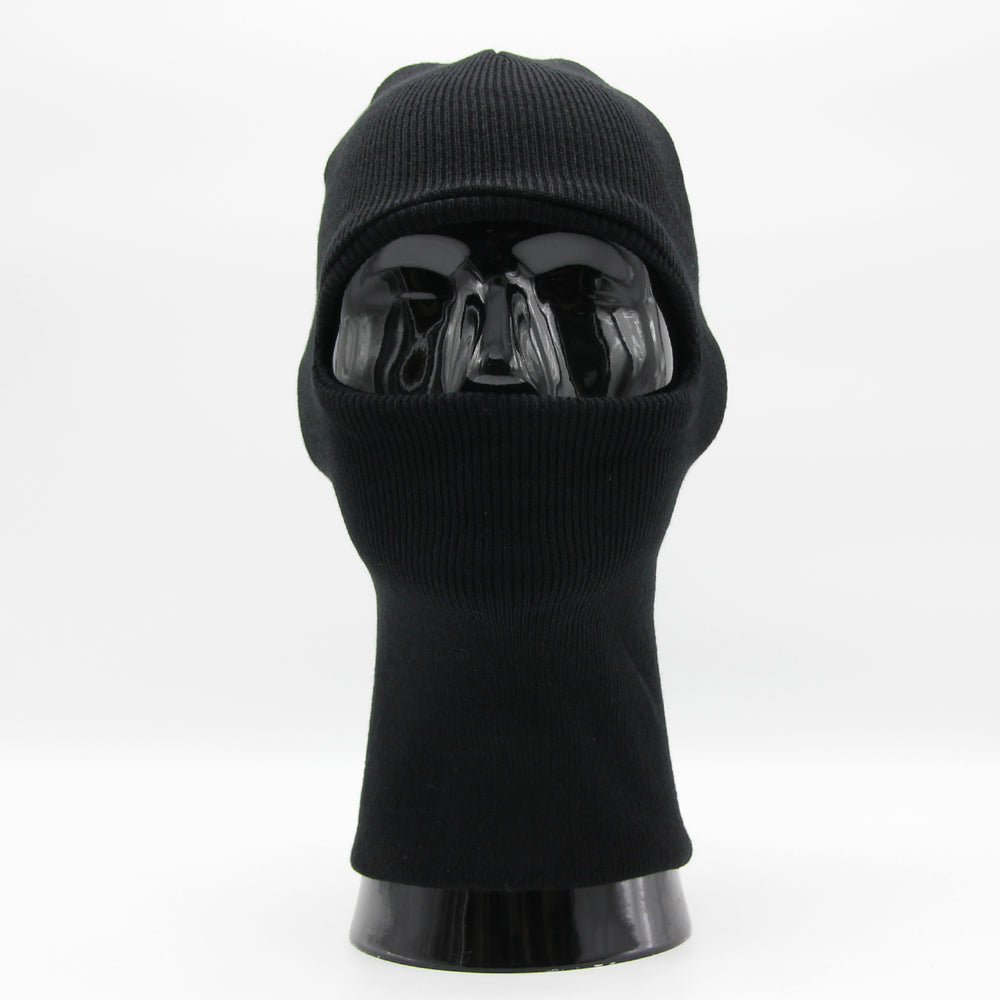 Knitted 1 Hole Balaclava black - Shop-Tetuan