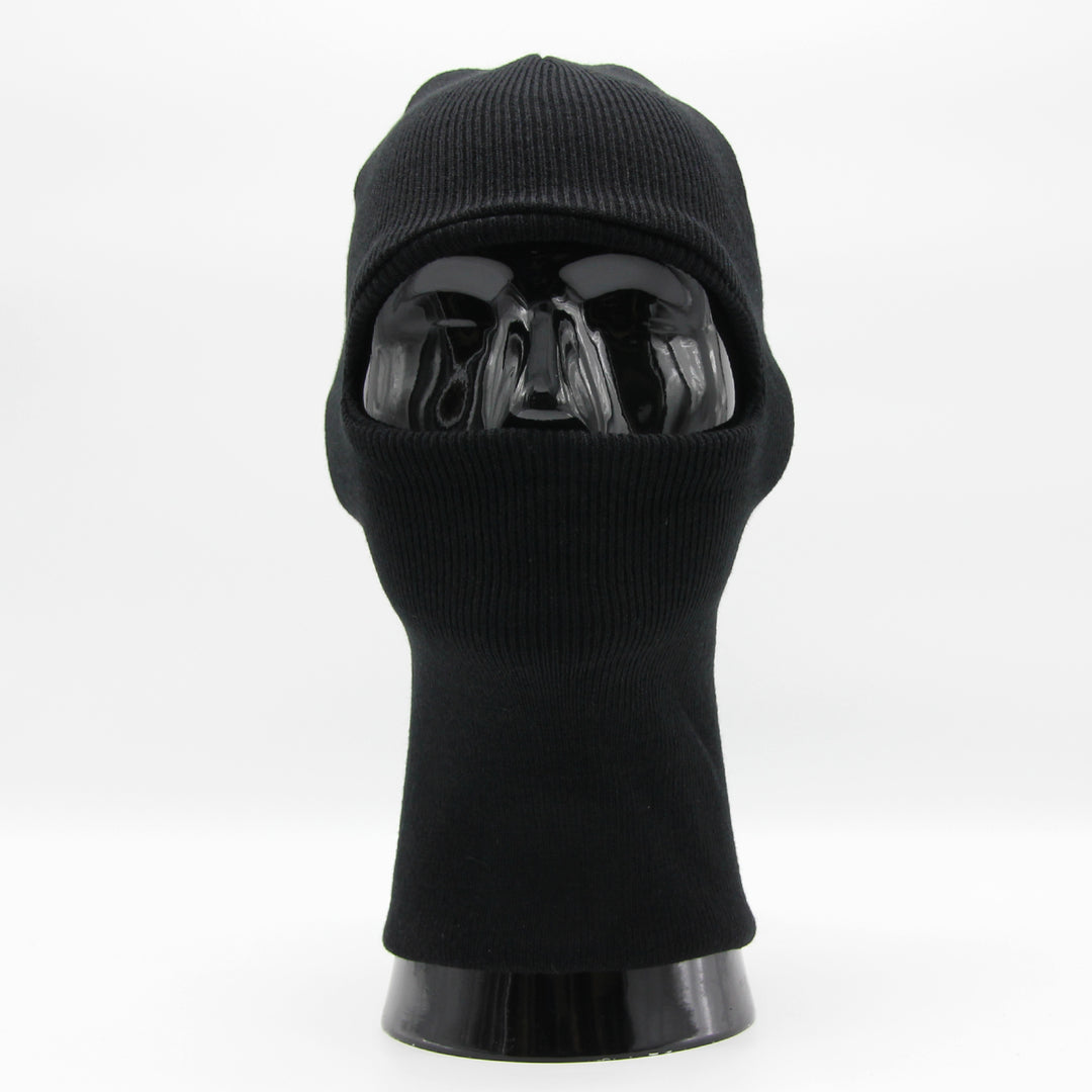 Knitted 1 Hole Balaclava black - Shop-Tetuan