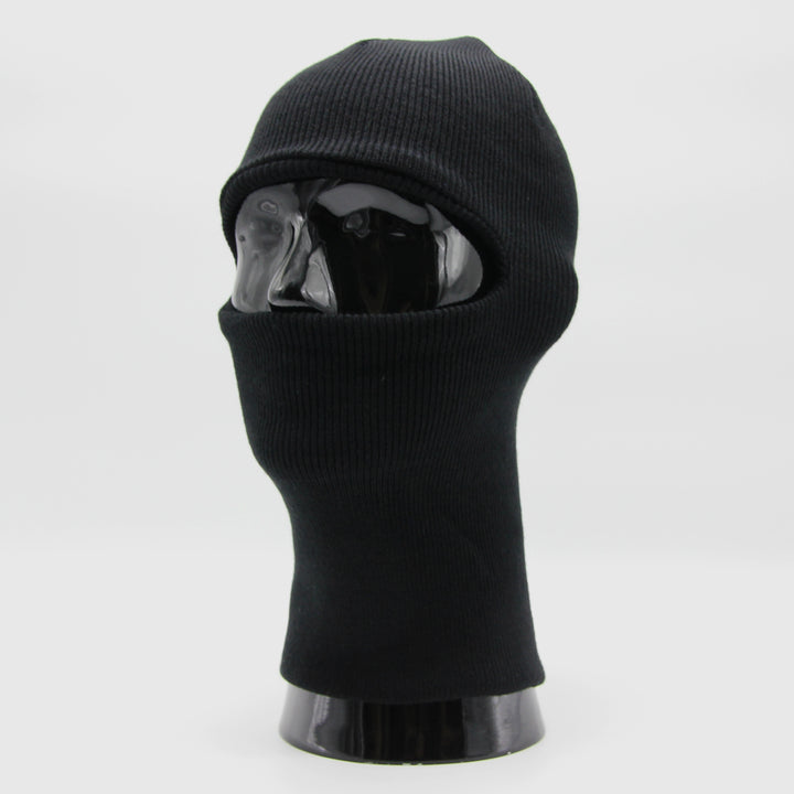 Knitted 1 Hole Balaclava black - Shop-Tetuan