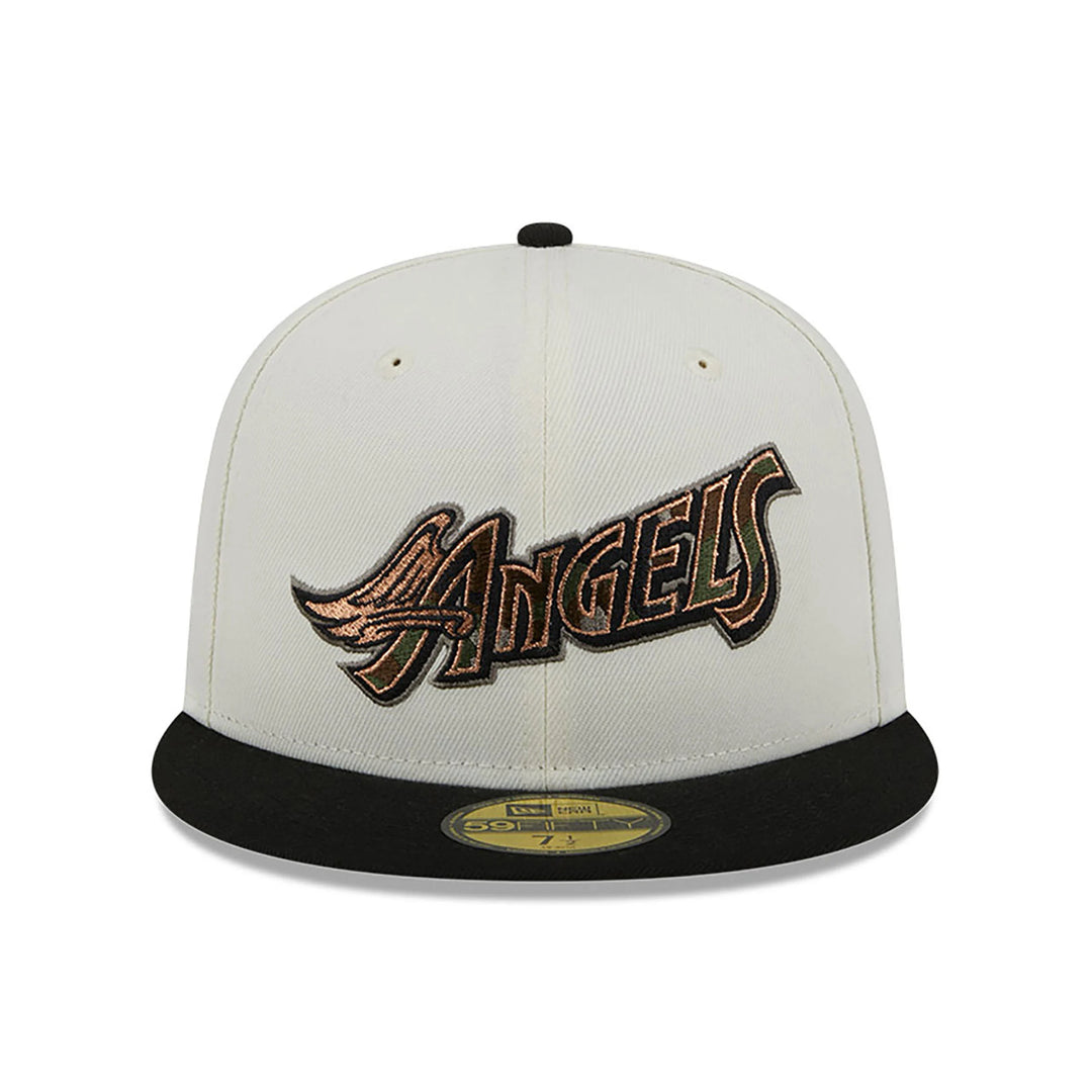 New Era Camo Fill 59Fifty LA Angels wht/blk/camo - Shop-Tetuan