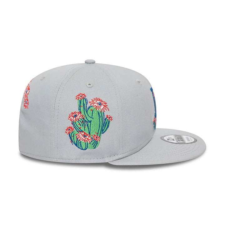 New Era Flower Icon 9Fifty LA Dodgers grey - Shop-Tetuan