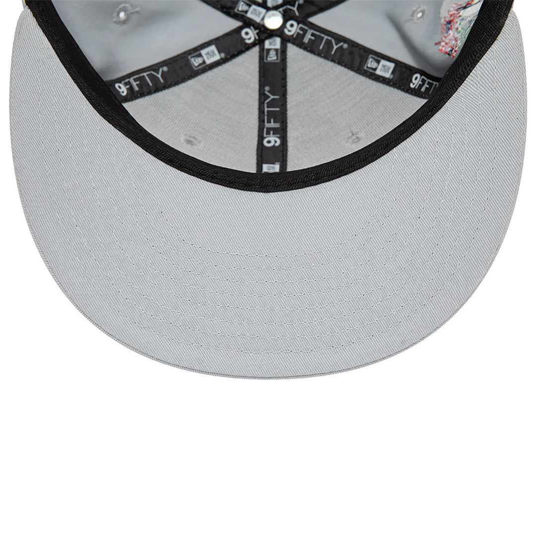 New Era Flower Icon 9Fifty LA Dodgers grey - Shop-Tetuan