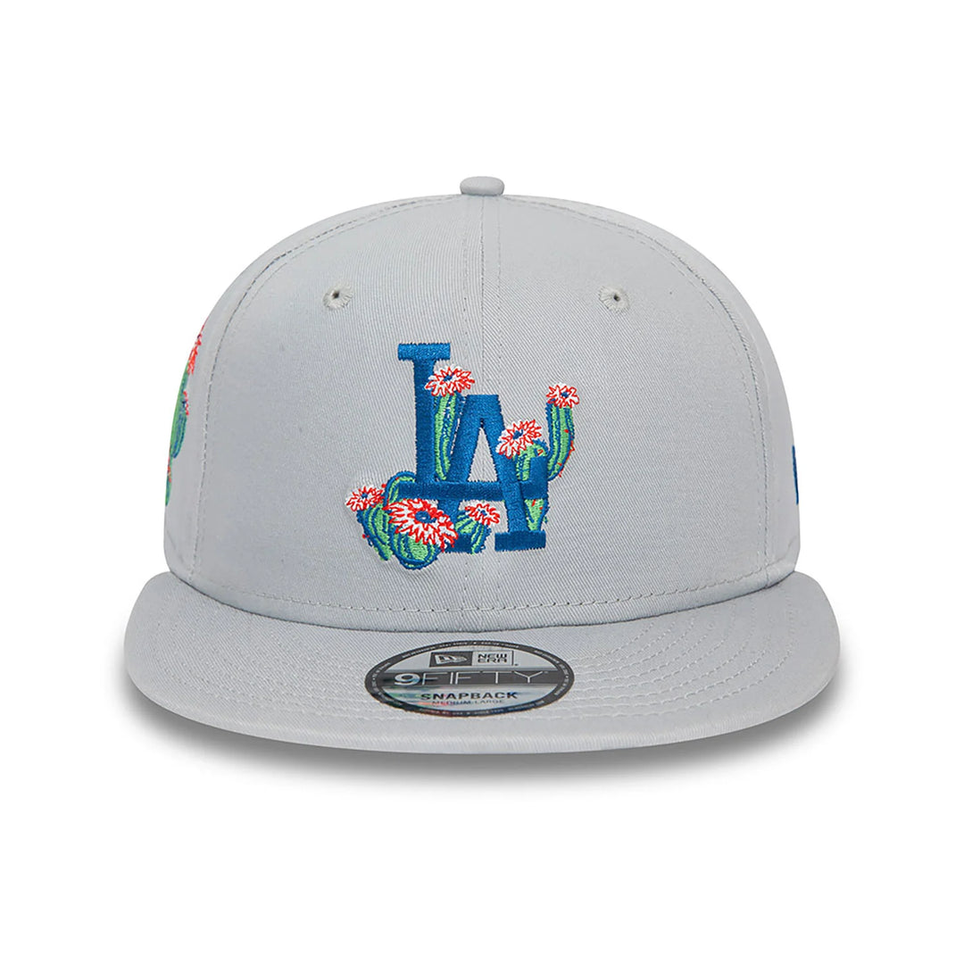 New Era Flower Icon 9Fifty LA Dodgers grey - Shop-Tetuan