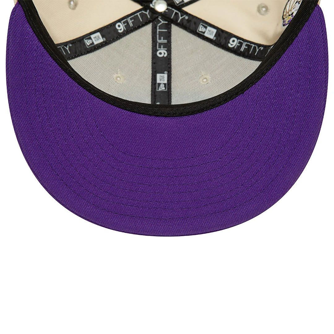 New Era NBA Floral Black 9Fifty LA Lakers cream/purple - Shop-Tetuan