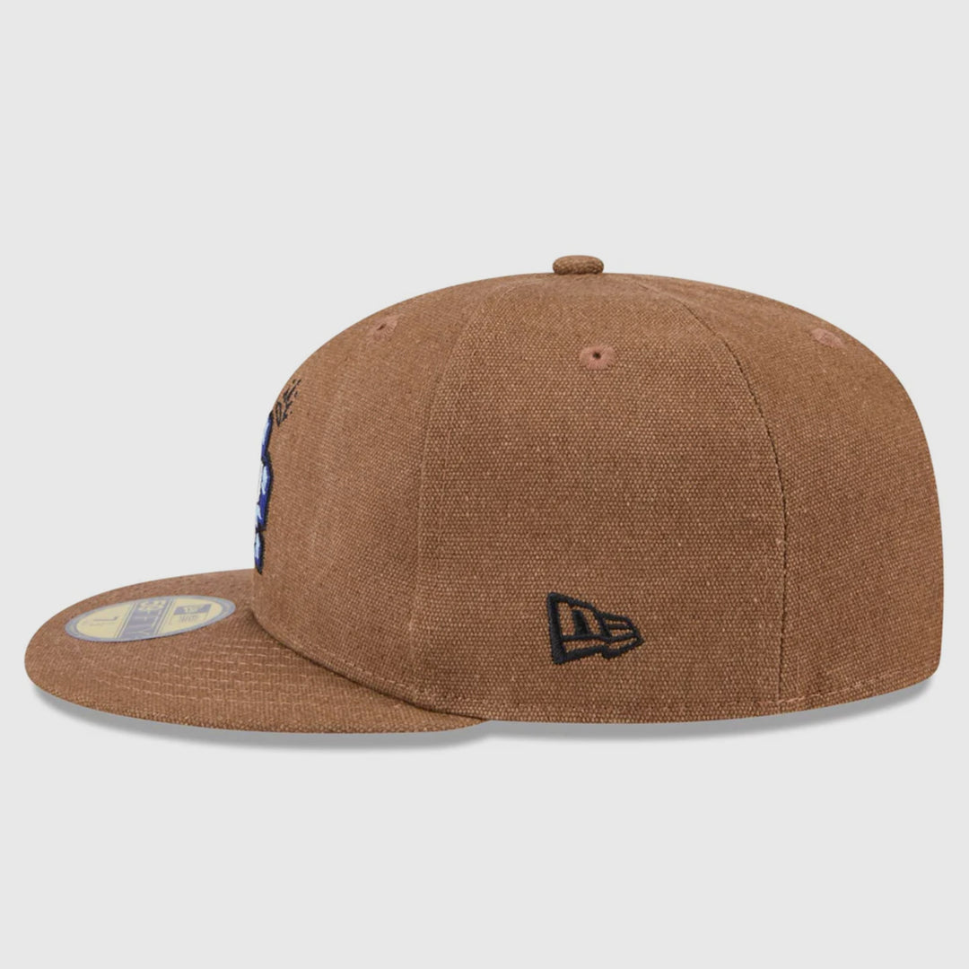 New Era Logo Scribble 59Fifty LA Dodgers brown