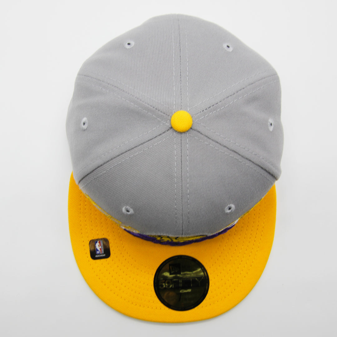 New Era NBA Draft 2023 59Fifty LA Lakers grey/yellow - Shop-Tetuan