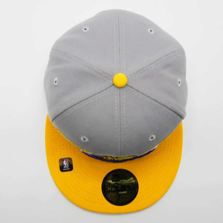 New Era NBA Draft 2023 59Fifty LA Lakers grey/yellow - Shop-Tetuan