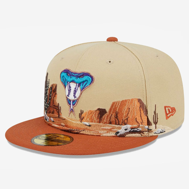 New Era Team Landscape 59Fifty A Diamondbacks khaki - Shop-Tetuan