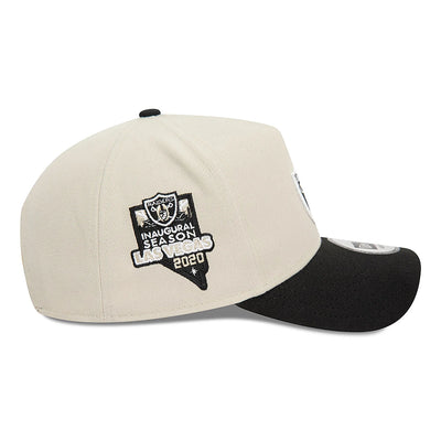 New Era NFL 9Forty E-Frame LV Raiders light beige/blk