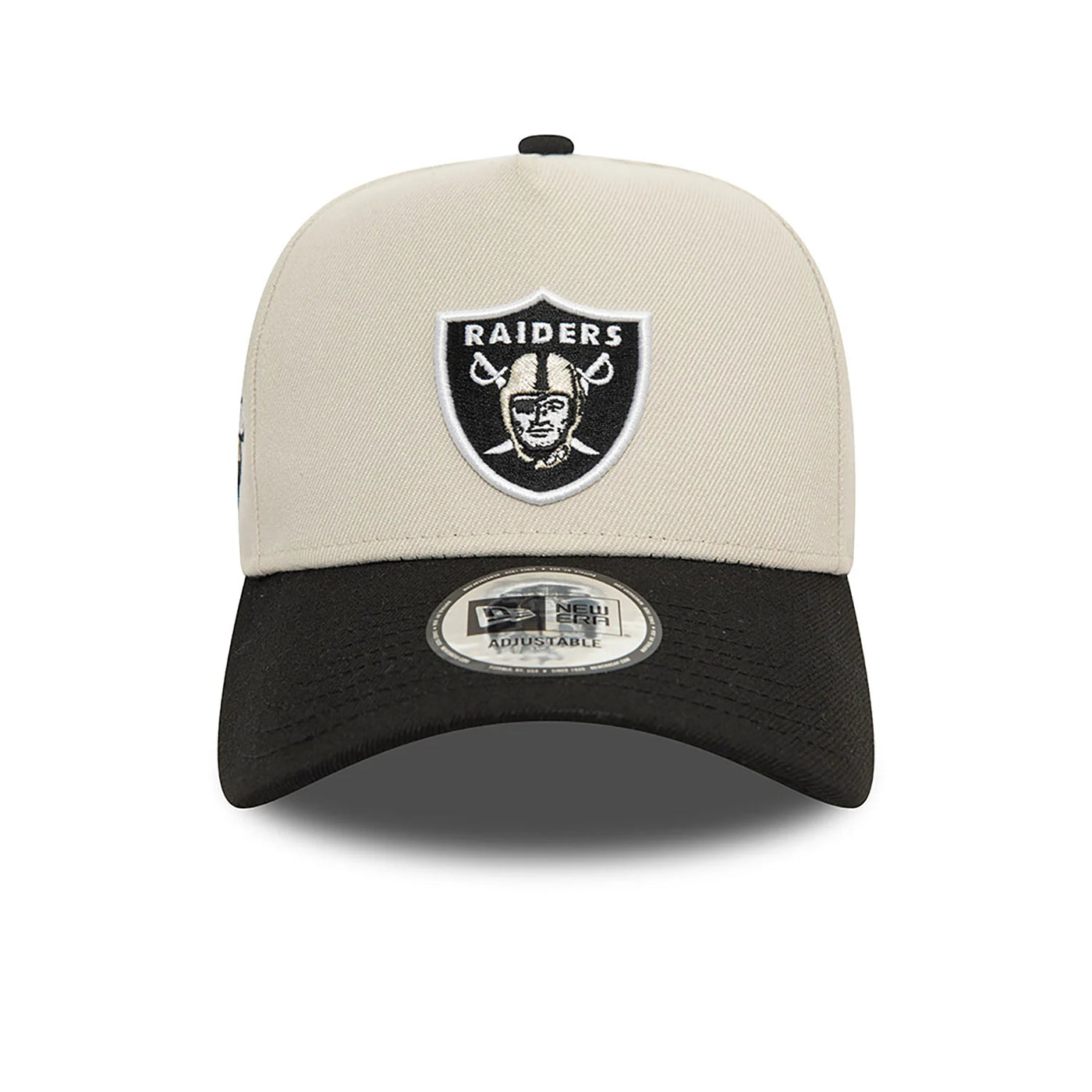 New Era NFL 9Forty E-Frame LV Raiders light beige/blk