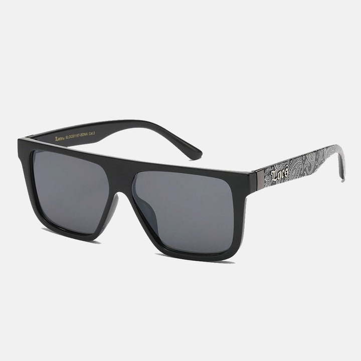 Locs classic bandana print sunglasses blk/blk