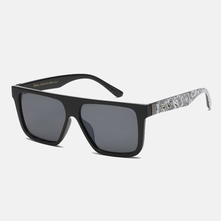 Locs classic bandana print sunglasses blk/wht