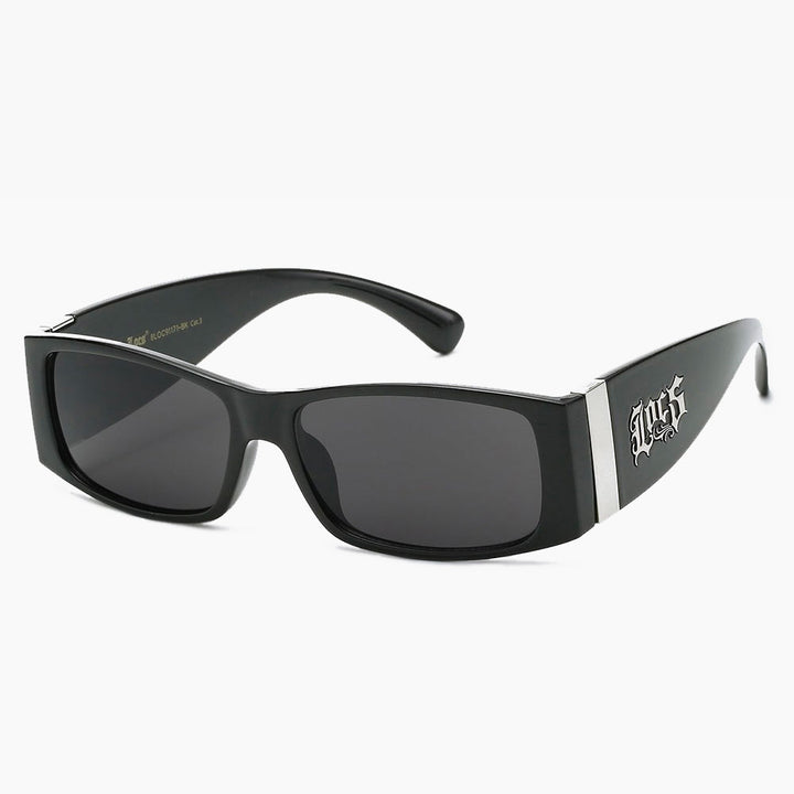 Locs Rectangle Sunglasses black - Shop-Tetuan