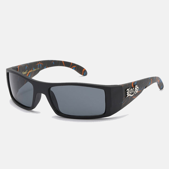 Locs Smoke Print Sunglasses black2