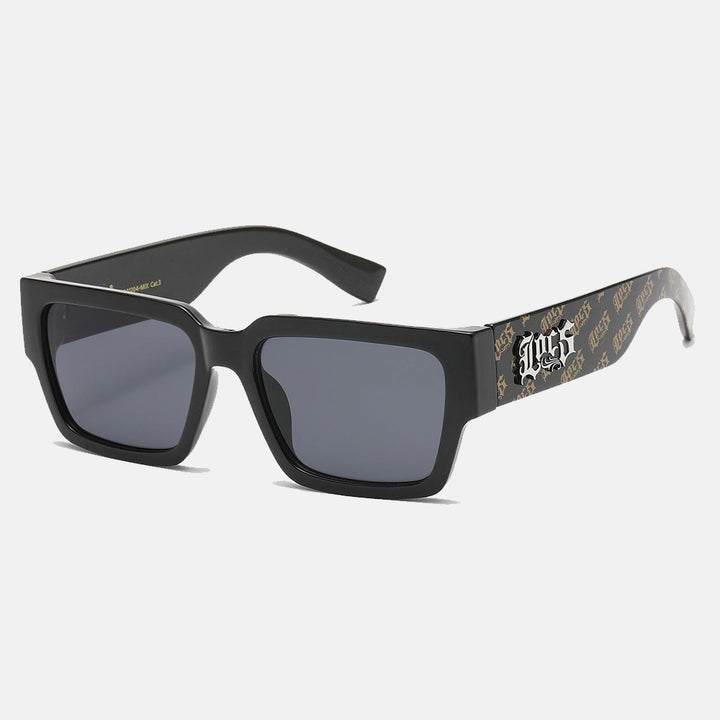 Locs Rectangle Classic Sunglasses black/gold