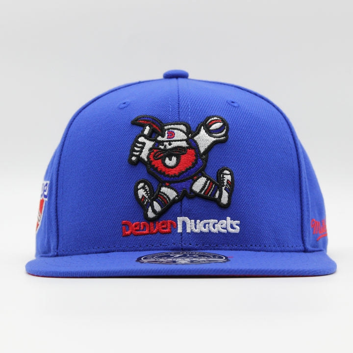 Mitchell & Ness Logo History fitted HWC D Nuggets blue - Shop-Tetuan