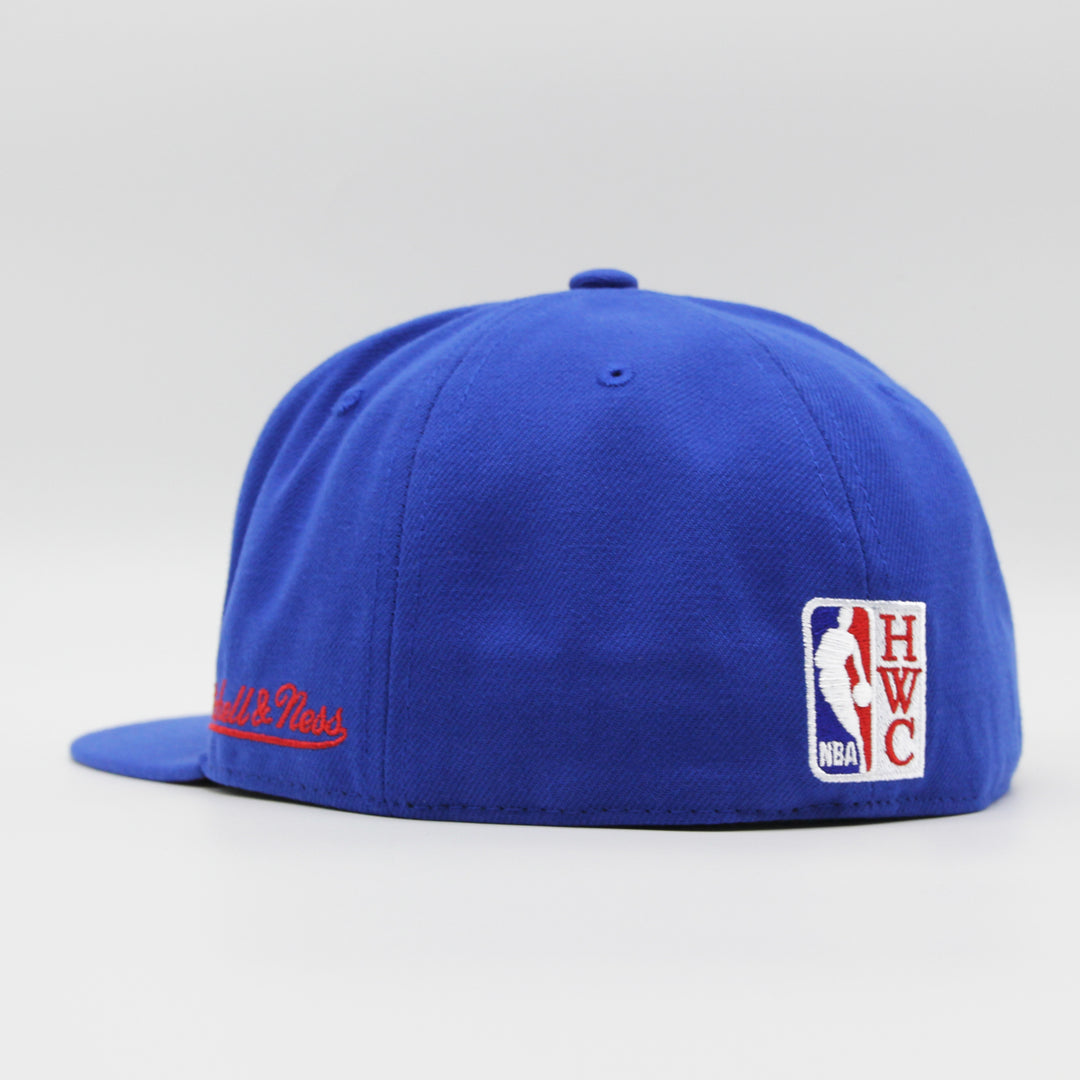 Mitchell & Ness Logo History fitted HWC D Nuggets blue - Shop-Tetuan