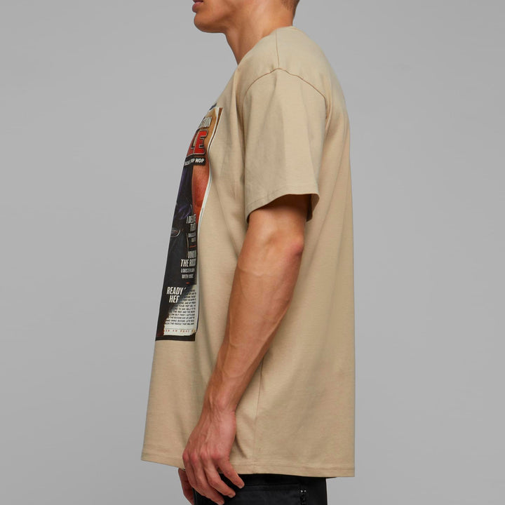 Mister Upscale Magazine Oversize Tee sand - Shop-Tetuan