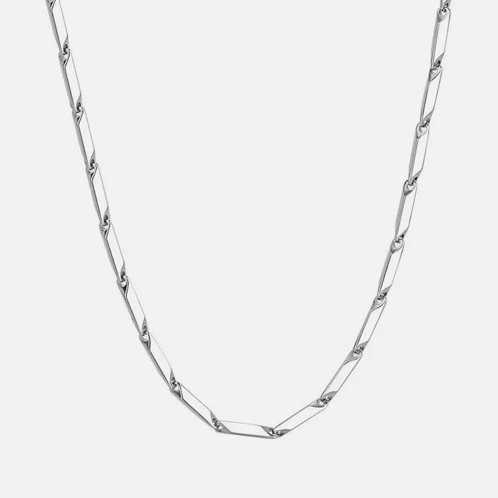 Melon Seed Necklace 55cm steel