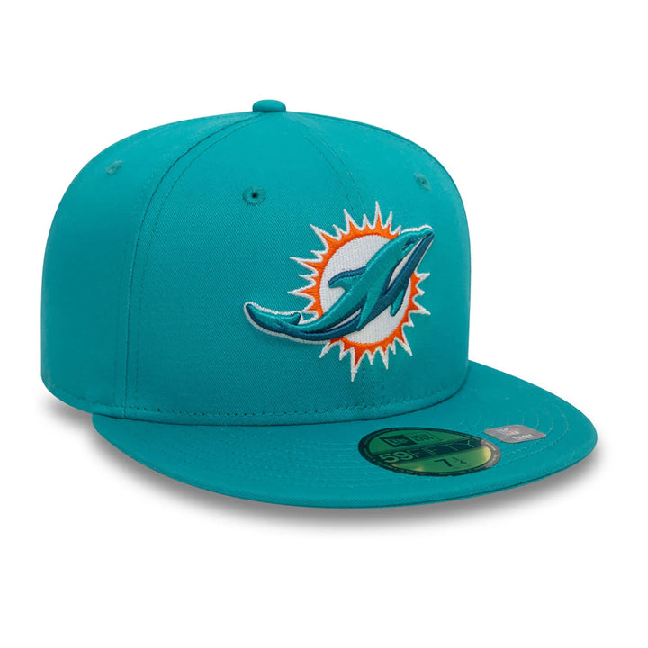 New Era NFL Official Team Colours 59Fifty M Dolphins turquoise