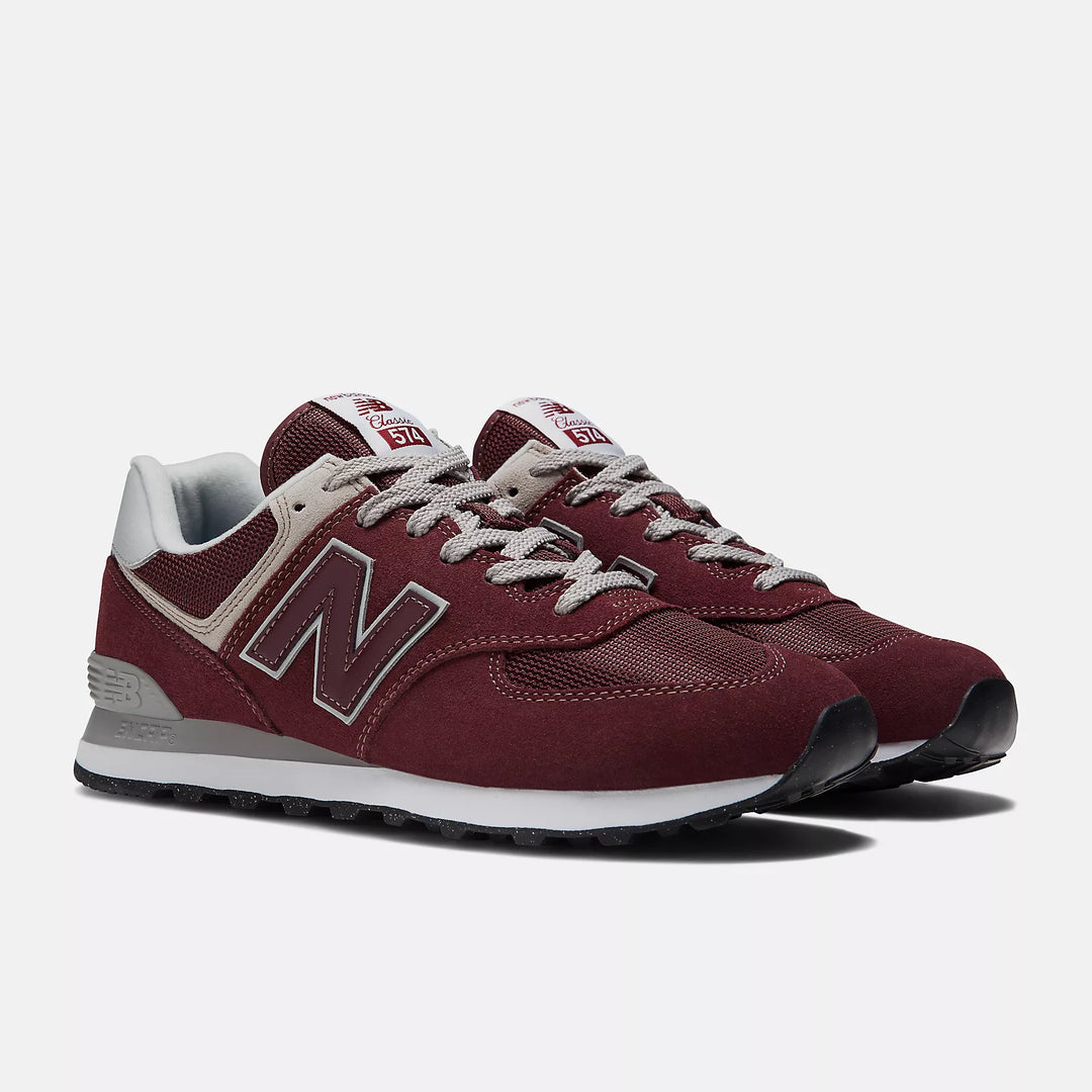 New Balance 574 Core burgundy/white