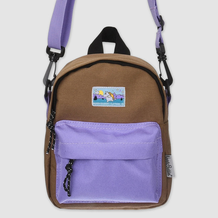 Moomin Muumipeikon Seikkailu Cross Body Bag brown/lilac