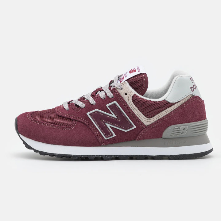 New Balance 574 Core burgundy/white