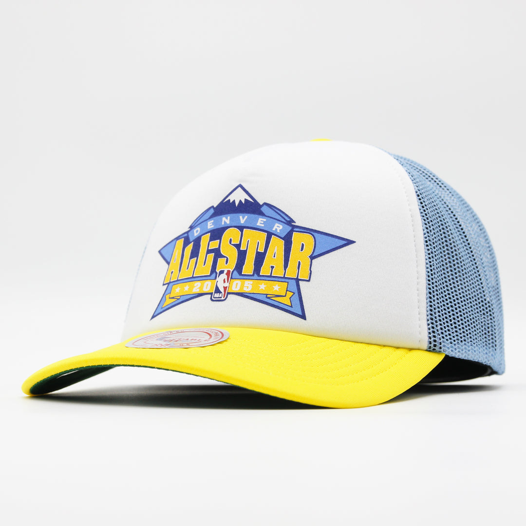 Mitchell & Ness Party Time trucker HWC D Nuggets white/blue - Shop-Tetuan