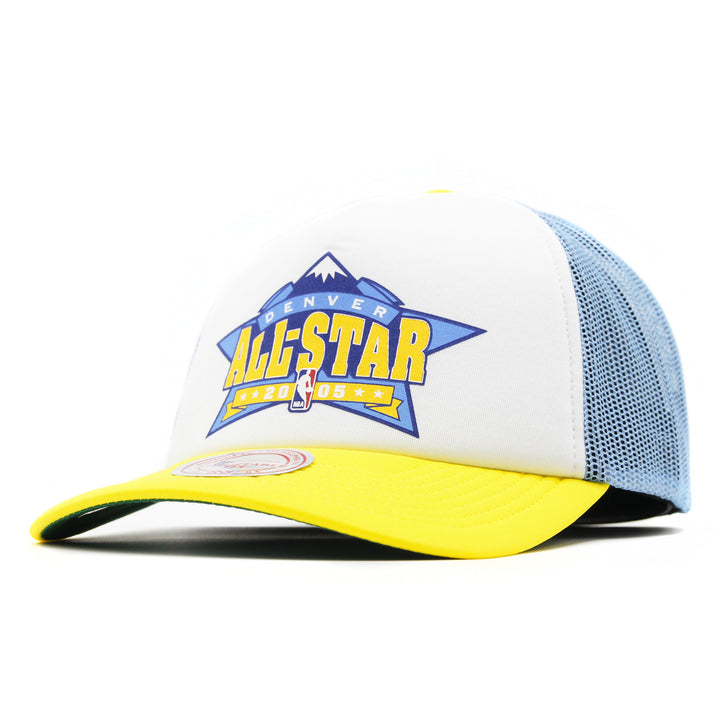 Mitchell & Ness Party Time trucker HWC D Nuggets white/blue - Shop-Tetuan