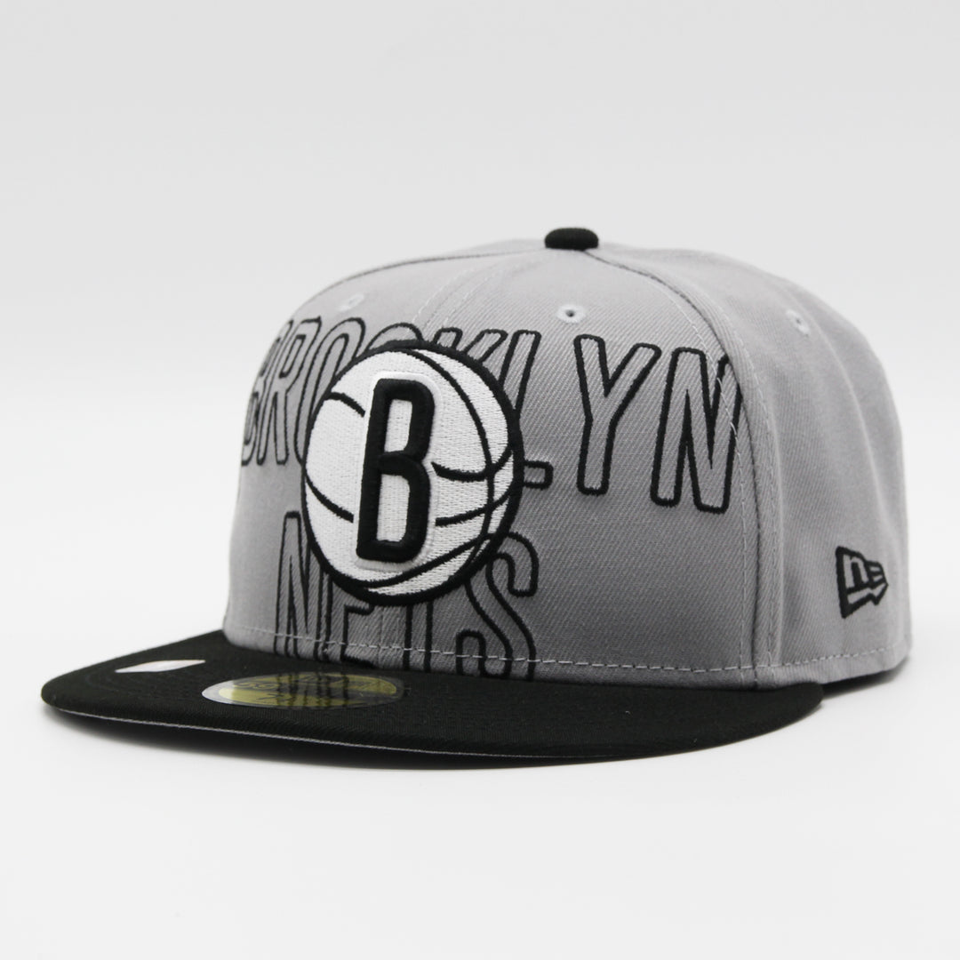 New Era NBA Draft 2023 59Fifty B Nets grey/black - Shop-Tetuan