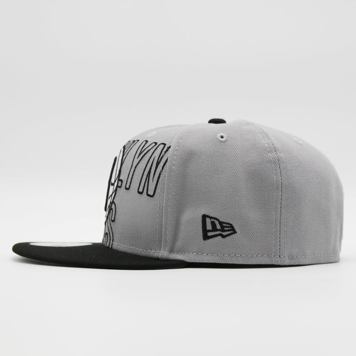 New Era NBA Draft 2023 59Fifty B Nets grey/black - Shop-Tetuan