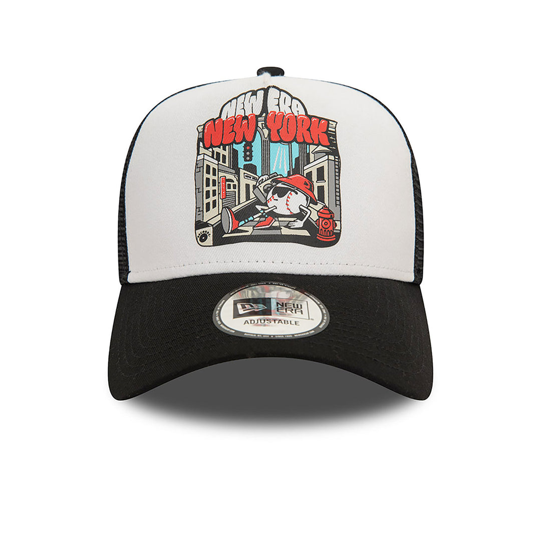 New Era Graphic Print 9Forty E-Frame New York black/white