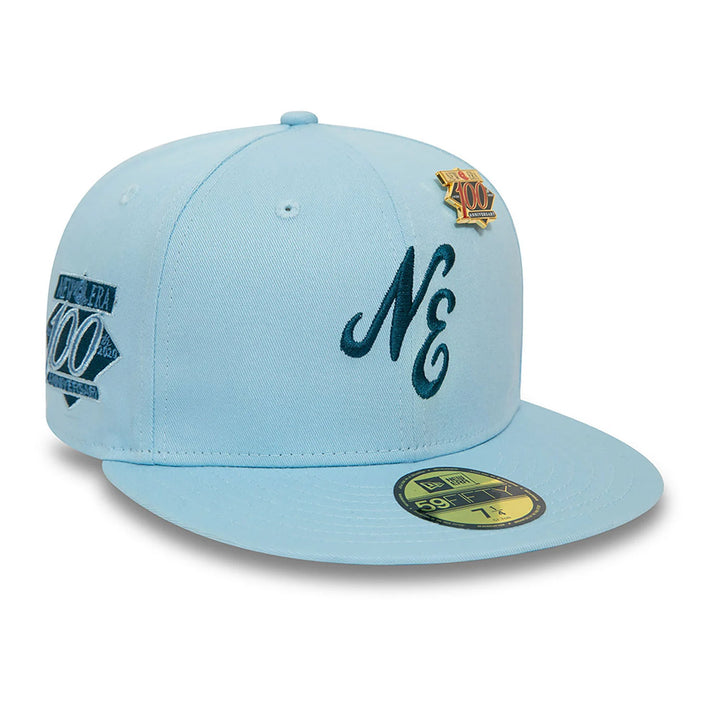 New Era Script 59Fifty pastel blue - Shop-Tetuan