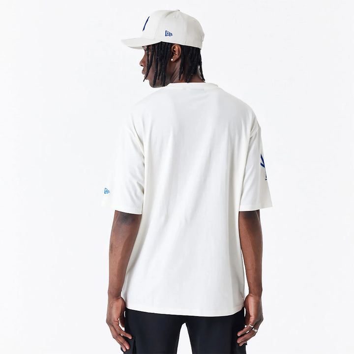 New Era MLB Anniversary White Oversized T-Shirt NY Yankees white - Shop-Tetuan