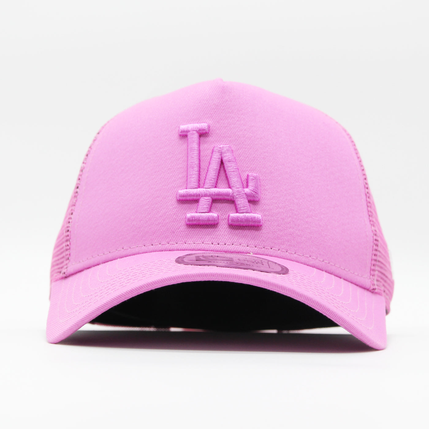 LA Dodgers Tonal Mesh Pink A-Frame Trucker Cap – Crowncollective