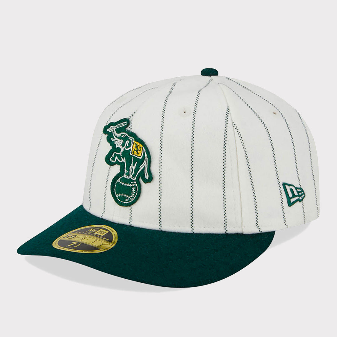 New Era MLB Heritage 59Fifty Stripe Chrome Retro Crown O Athletics chw - Shop-Tetuan