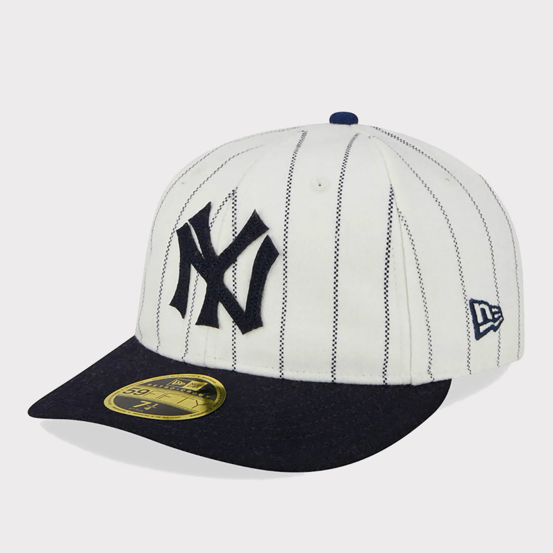 New Era MLB Heritage 59Fifty Stripe Chrome Retro Crown NY Yankees chw - Shop-Tetuan