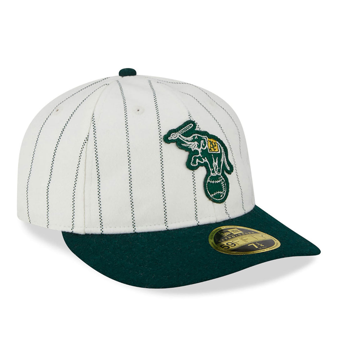 New Era MLB Heritage 59Fifty Stripe Chrome Retro Crown O Athletics chw - Shop-Tetuan