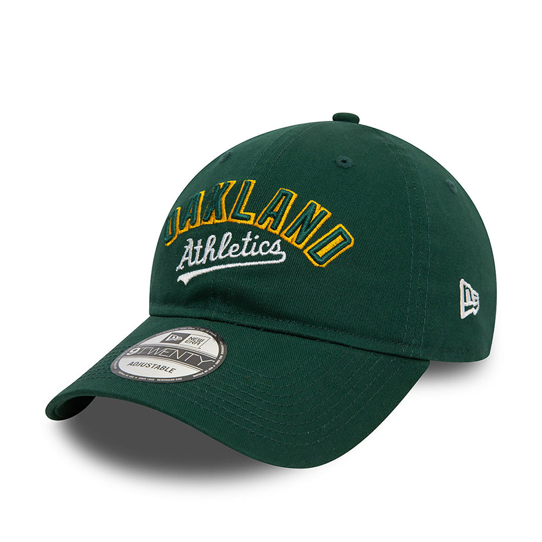 New Era MLB Wordmark 9Twenty O Athletics dark green - Shop-Tetuan