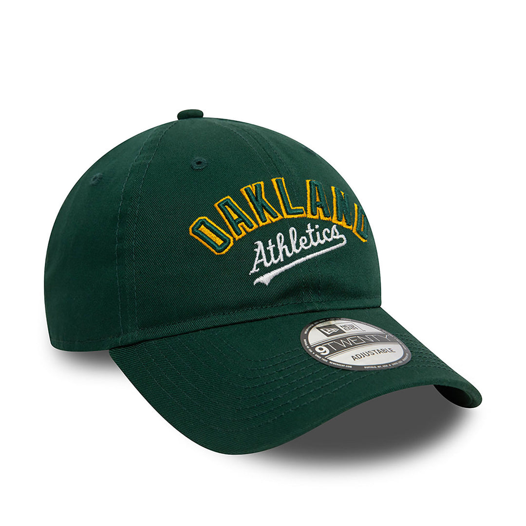 New Era MLB Wordmark 9Twenty O Athletics dark green - Shop-Tetuan