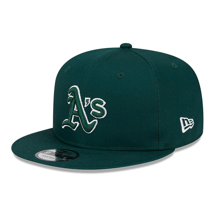 New Era Side Patch 9Fifty O Athletics green - Shop-Tetuan