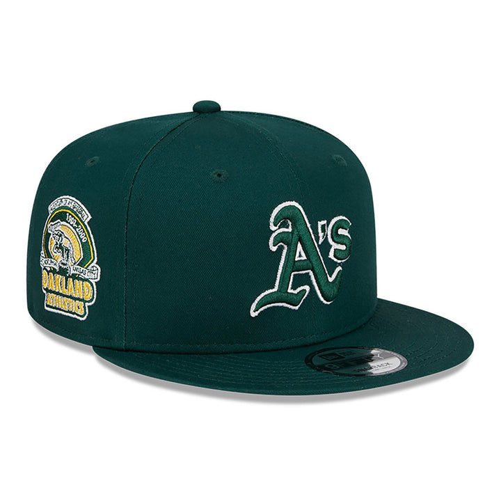 New Era Side Patch 9Fifty O Athletics green - Shop-Tetuan