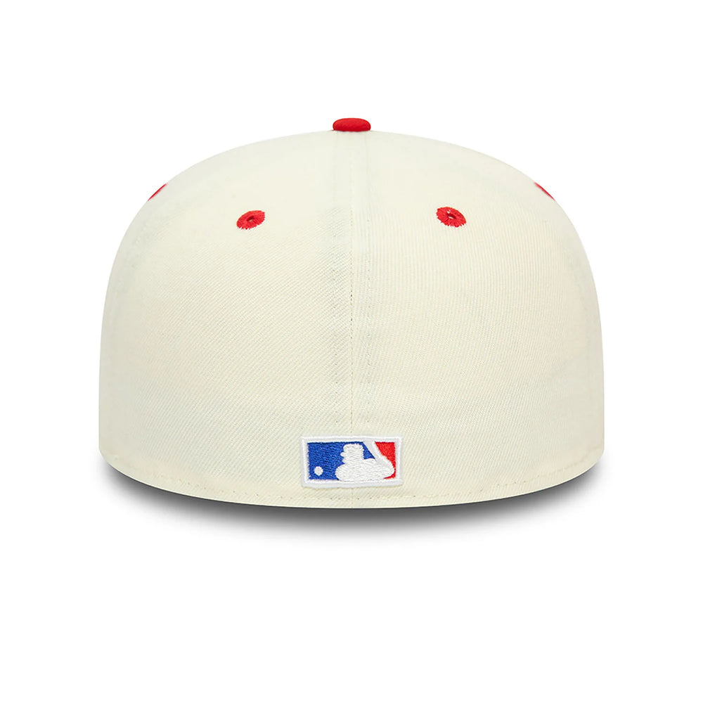 New Era MLB 93 Division Chrome White 59Fifty P Phillies white/red - Shop-Tetuan