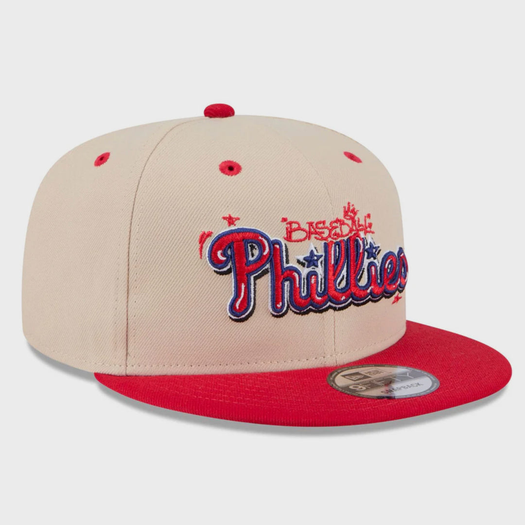 New Era Team Art 9Fifty P Phillies off white/red