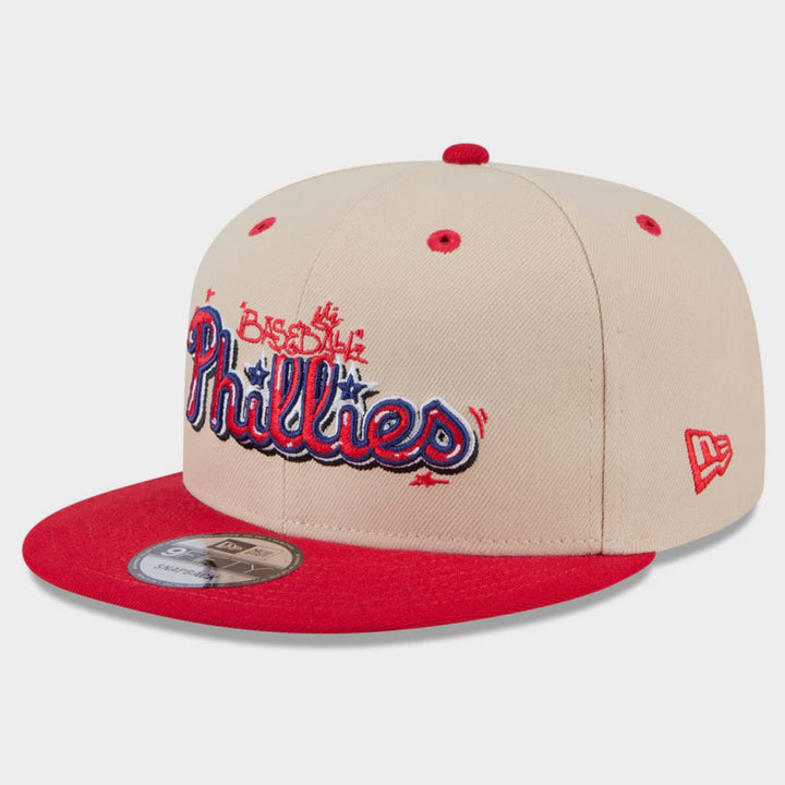 New Era Team Art 9Fifty P Phillies off white/red