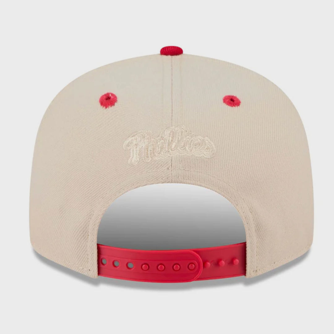 New Era Team Art 9Fifty P Phillies off white/red