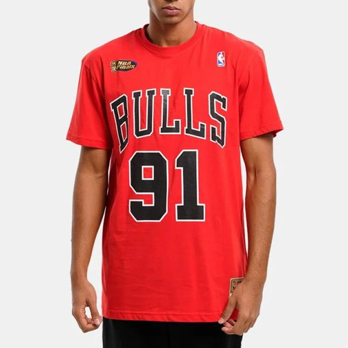 Mitchell & Ness N&N tee C Bulls red - Shop-Tetuan