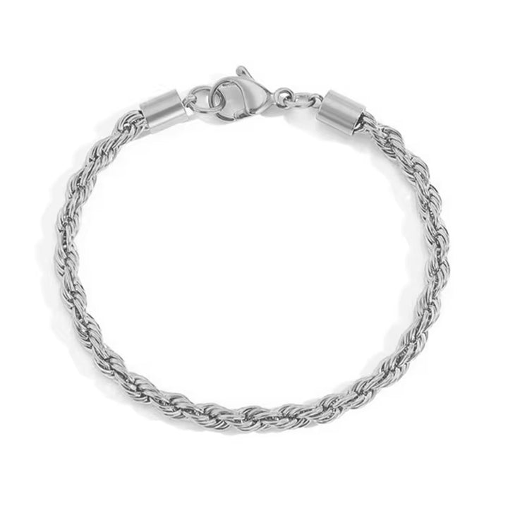 Cordell Twisted Rope Bracelets 5mm steel